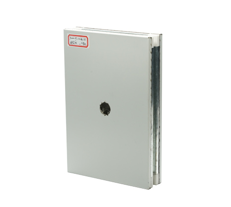 50mm double glass aluminum honeycomb panel