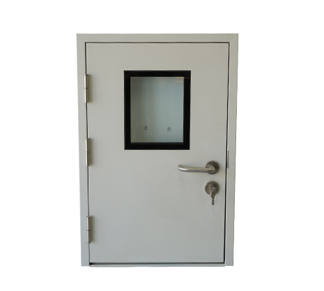 Steel clean door