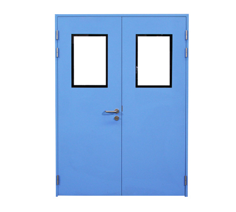 Steel clean door