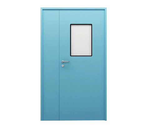 Steel clean door
