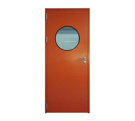 Steel clean door